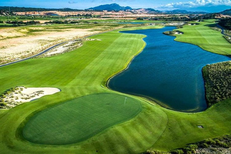Water Hazard, Green, Sonadezi Chau Duc Golf Course, Ho Chi Minh, Vietnam